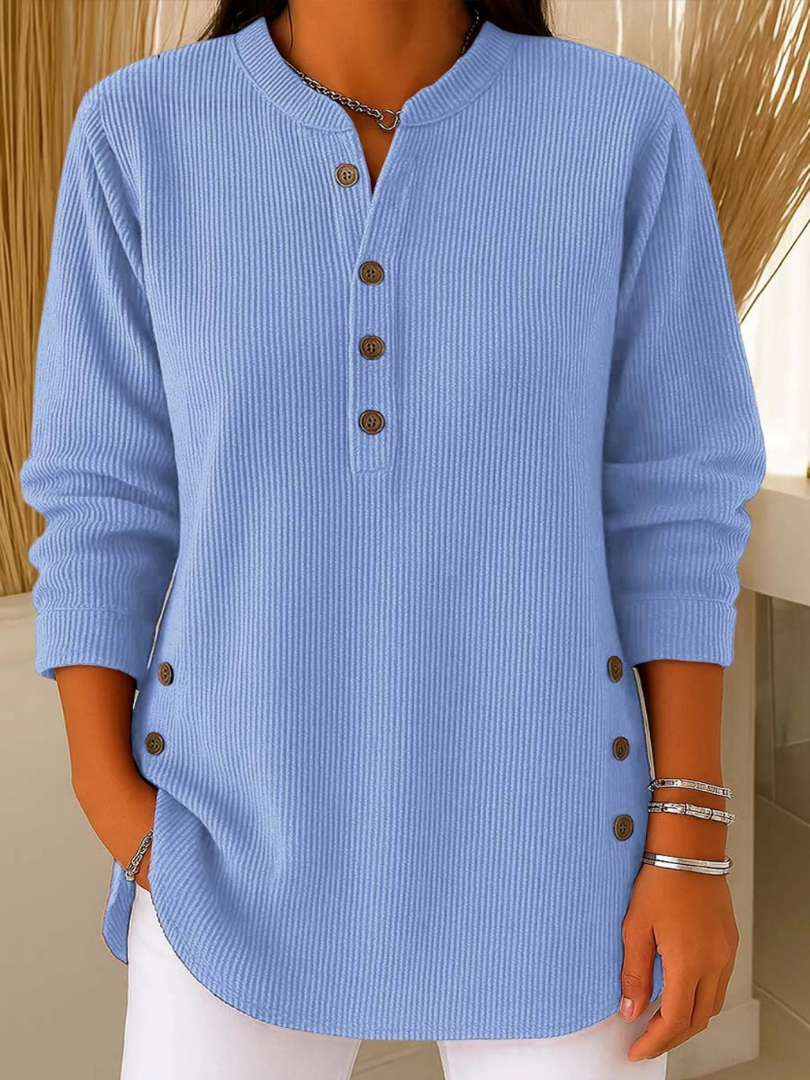 Neva™ | Henley-tunika med knapper