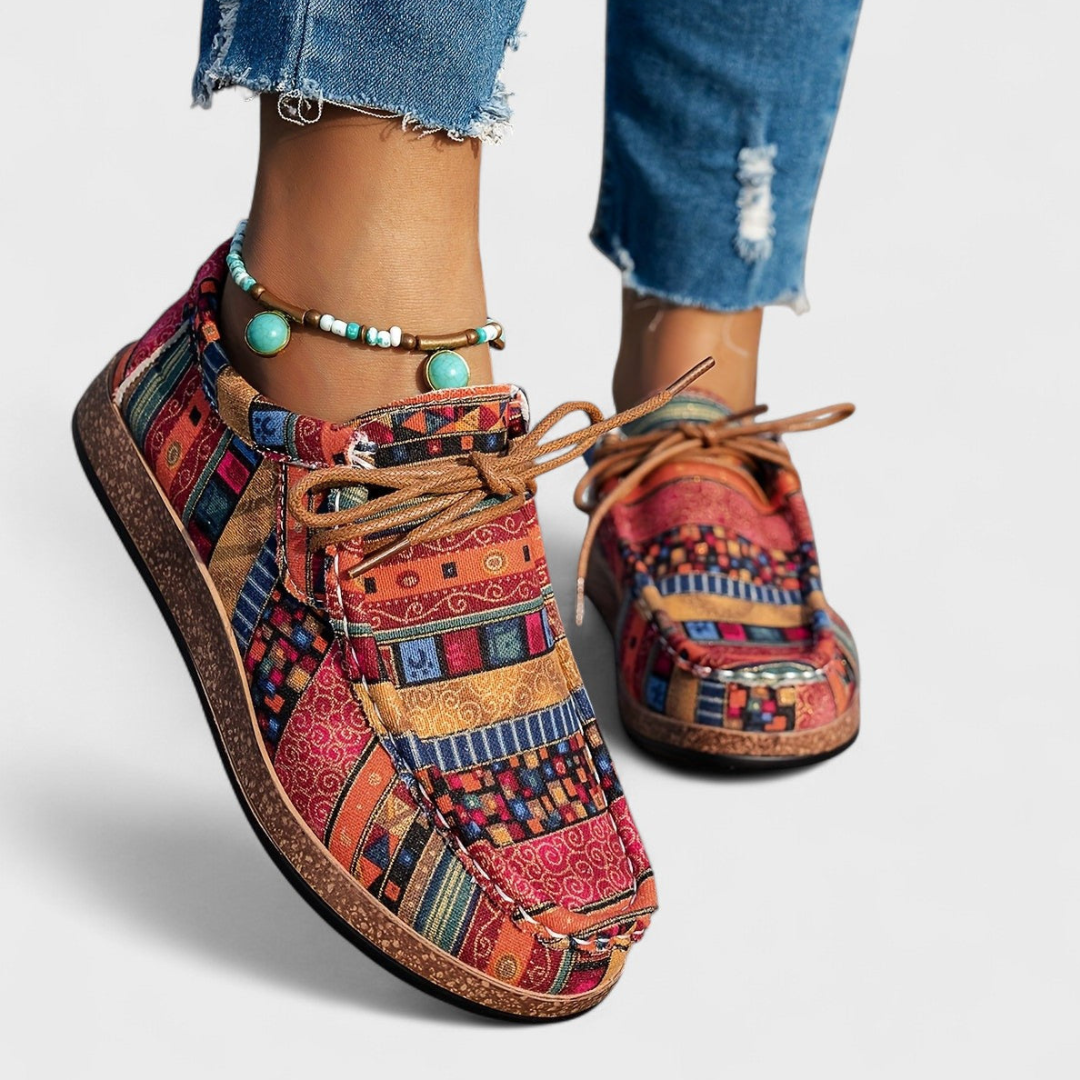 Rebecca | Ortopædiske sneakers med mønster