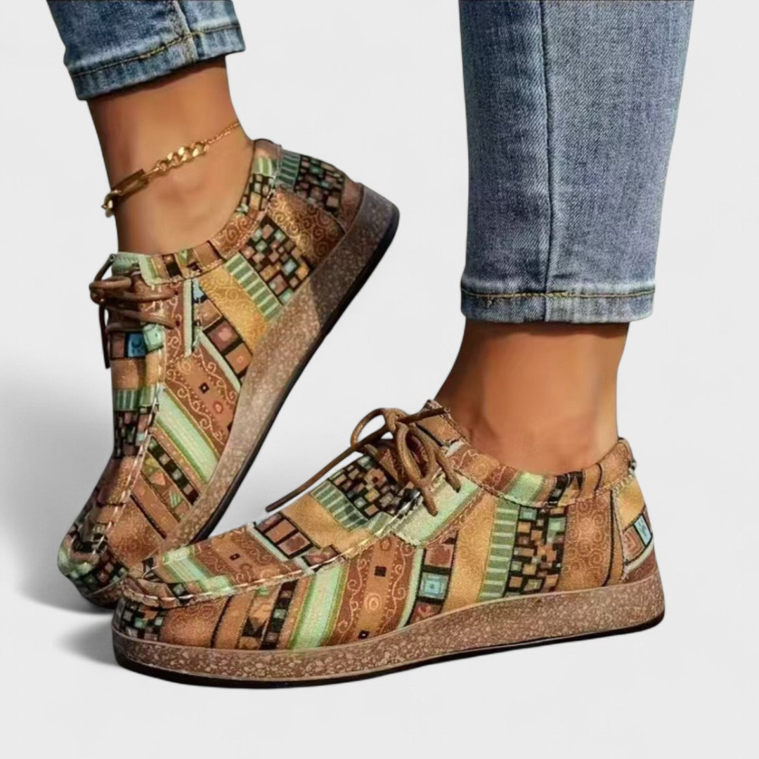 Rebecca | Ortopædiske sneakers med mønster