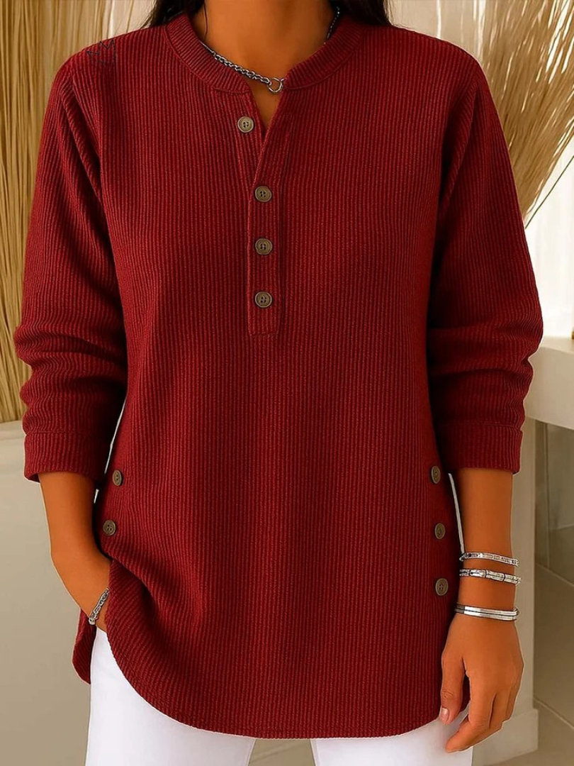Neva™ | Henley-tunika med knapper