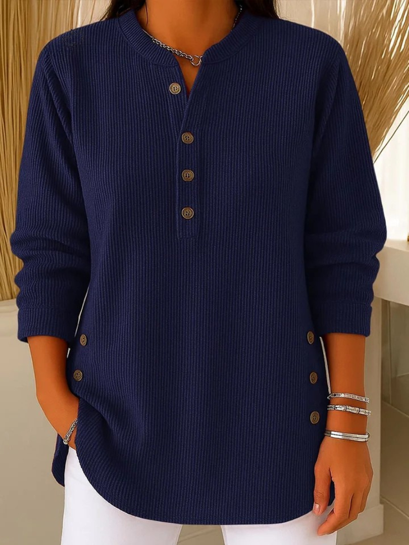 Neva™ | Henley-tunika med knapper