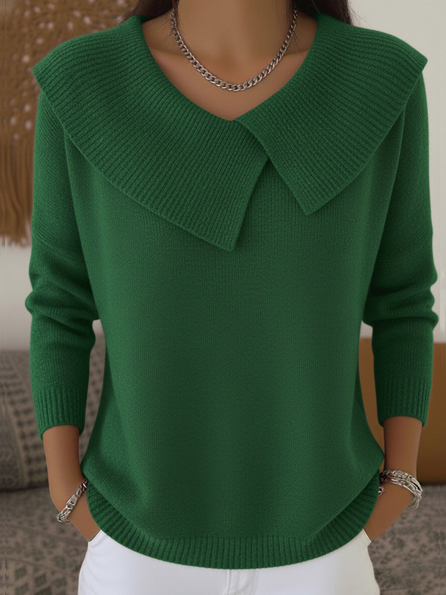 Sunnora™ | Varm pullover med blød krave