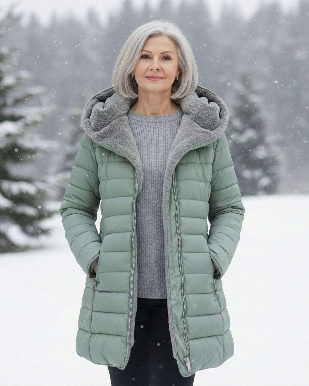 Alice | Fleeceforet Pufferjakke