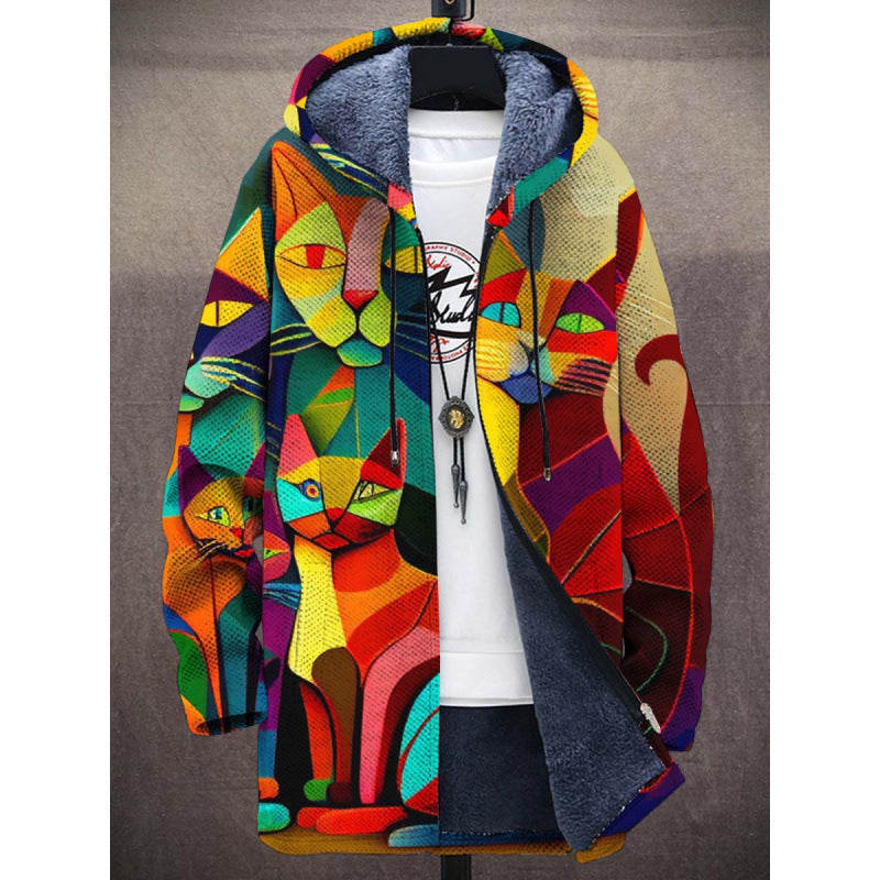 Elandra™ | Luksuriøs cardigan med kunstnerisk inspiration