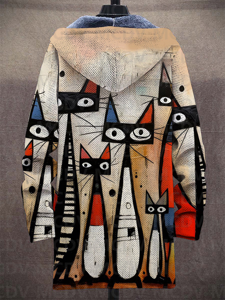 Kiara™ | Luksuriøs cardigan med kunstnerisk inspiration