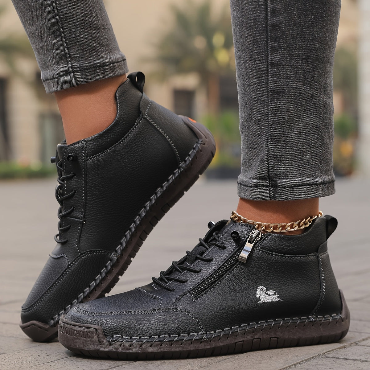 Mila™ – Komfortable ortopædiske sneakers med lynlås