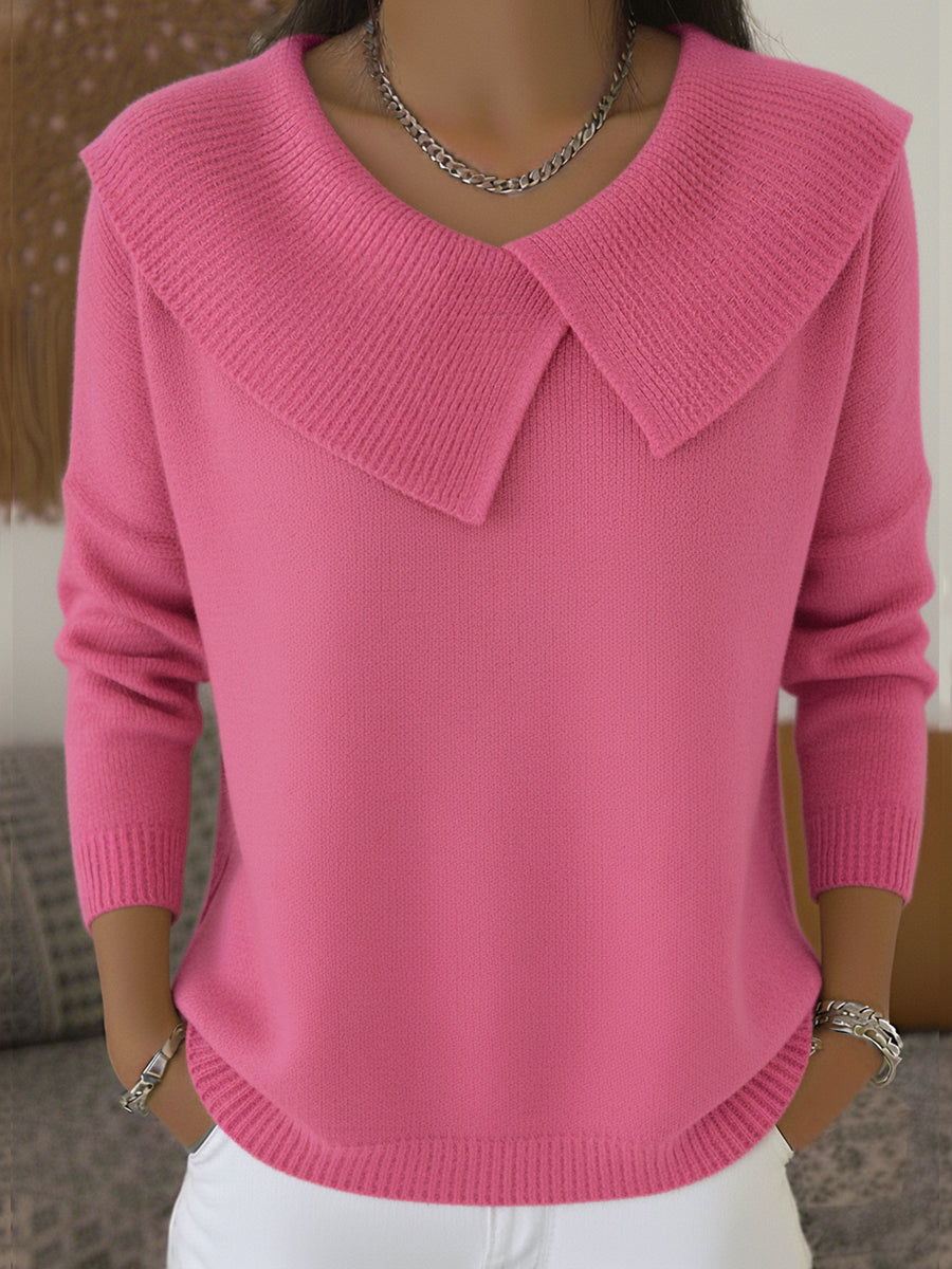 Sunnora™ | Varm pullover med blød krave