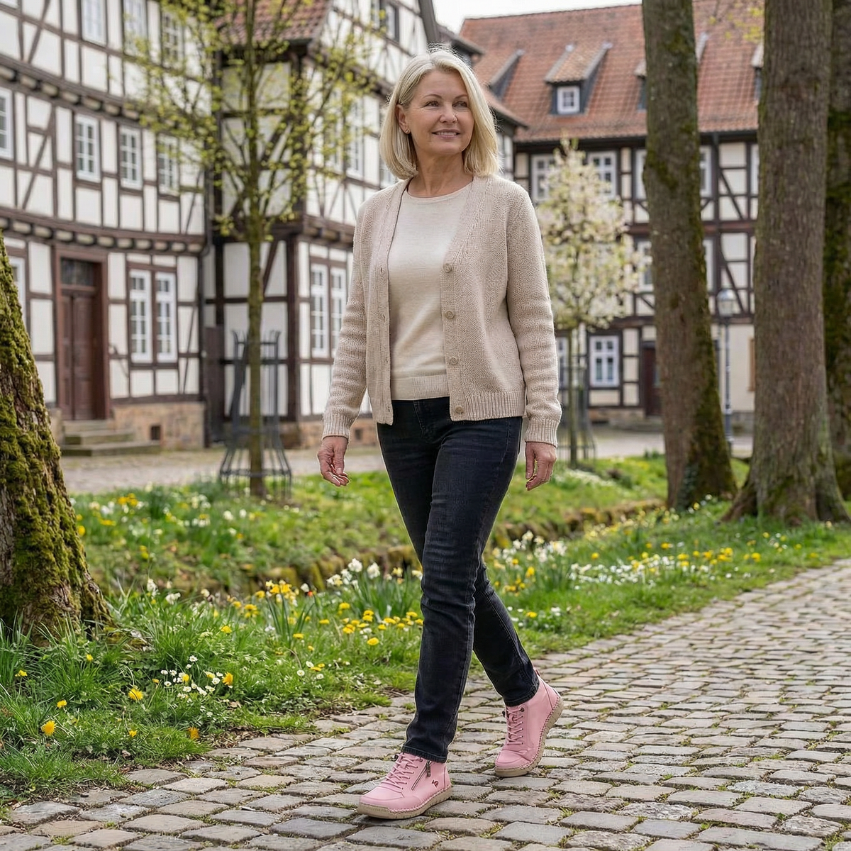 Mila™ – Komfortable ortopædiske sneakers med lynlås
