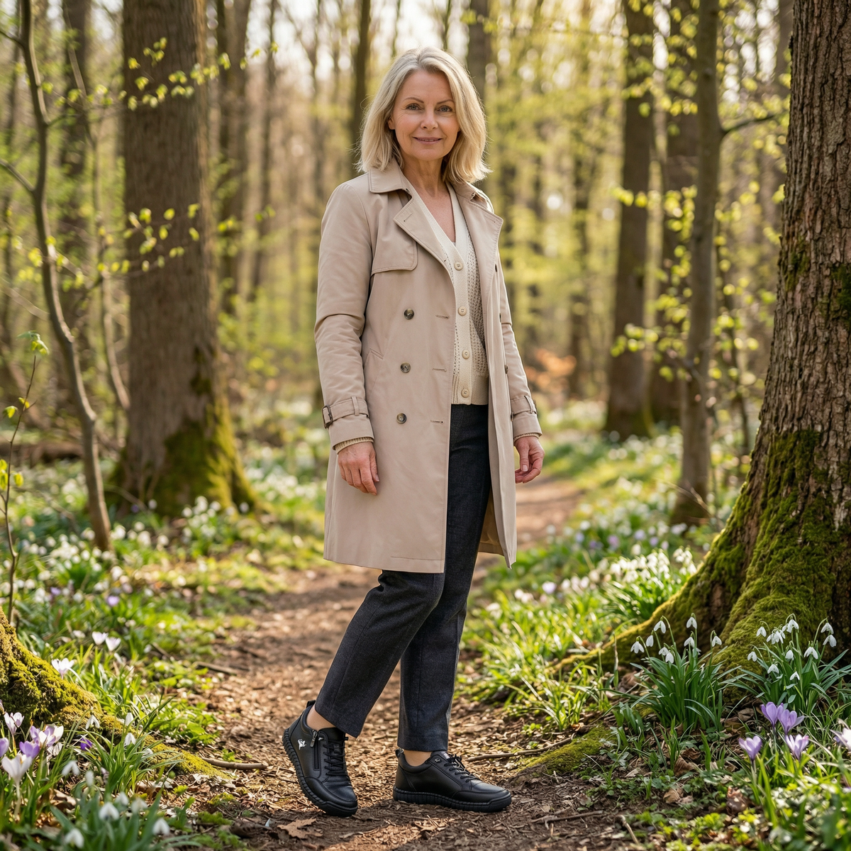 Mila™ – Komfortable ortopædiske sneakers med lynlås