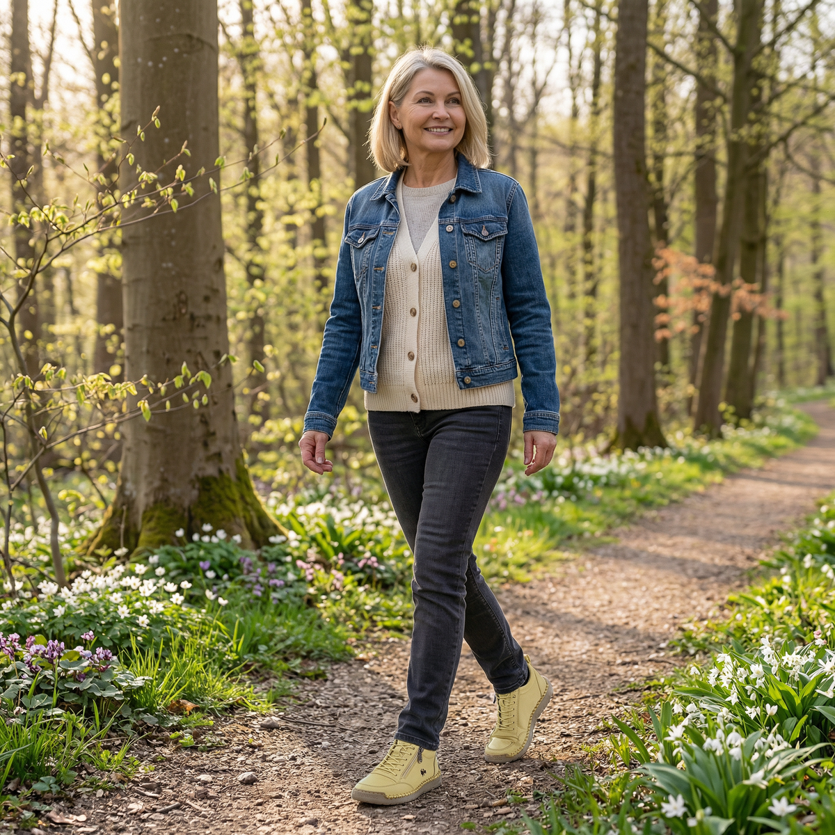 Mila™ – Komfortable ortopædiske sneakers med lynlås