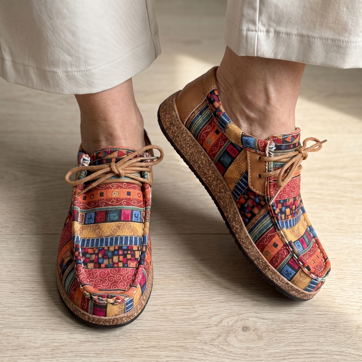 Rebecca | Ortopædiske sneakers med mønster