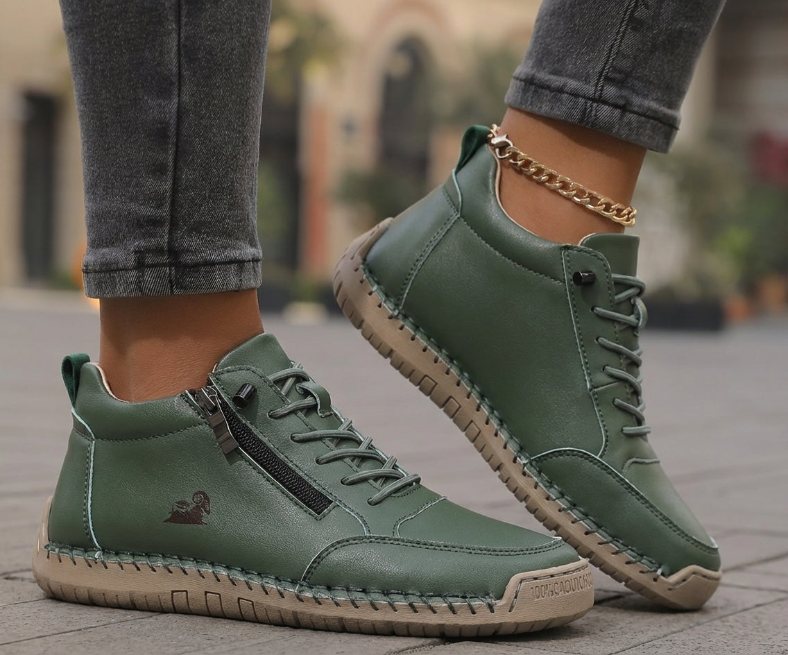 Mila™ – Komfortable ortopædiske sneakers med lynlås