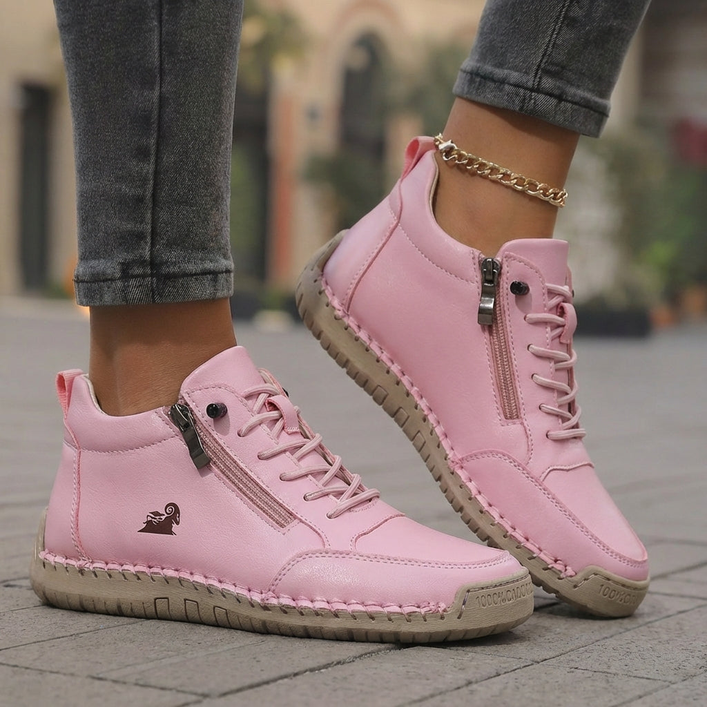 Mila™ – Komfortable ortopædiske sneakers med lynlås