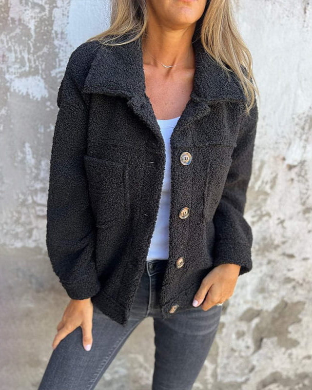 Lola | Stilfuld Teddyjakke
